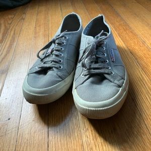 Grey Superga sneakers